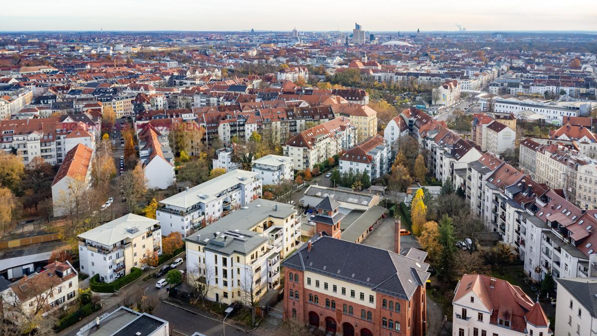 Immobilie in Leipzig/Gohlis zu verkaufen_2-Raum_Luftbild