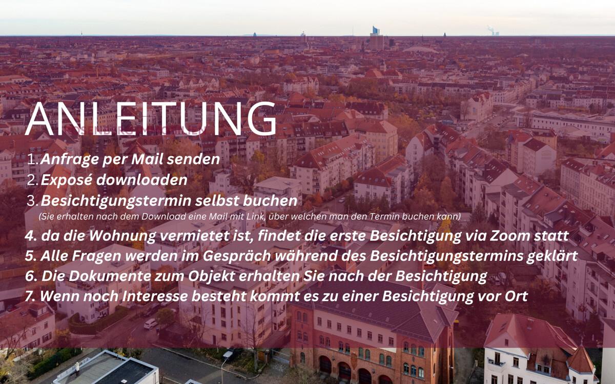 Immobilie in Leipzig/Gohlis zu verkaufen_2-Raum_Anleitung Online-Termin