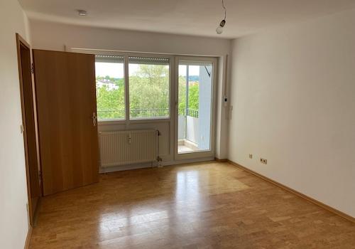 Schlafzimmer mit Balkon