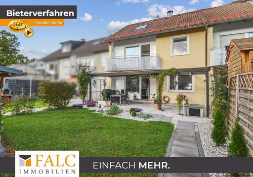 Außenansicht mit Garten