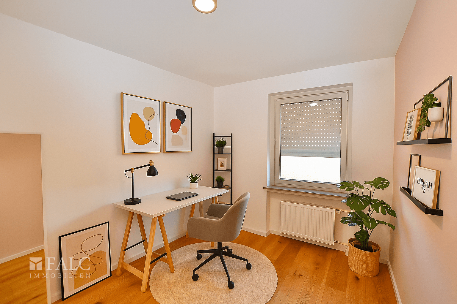 Einrichtungsbeispiel kleines Büro