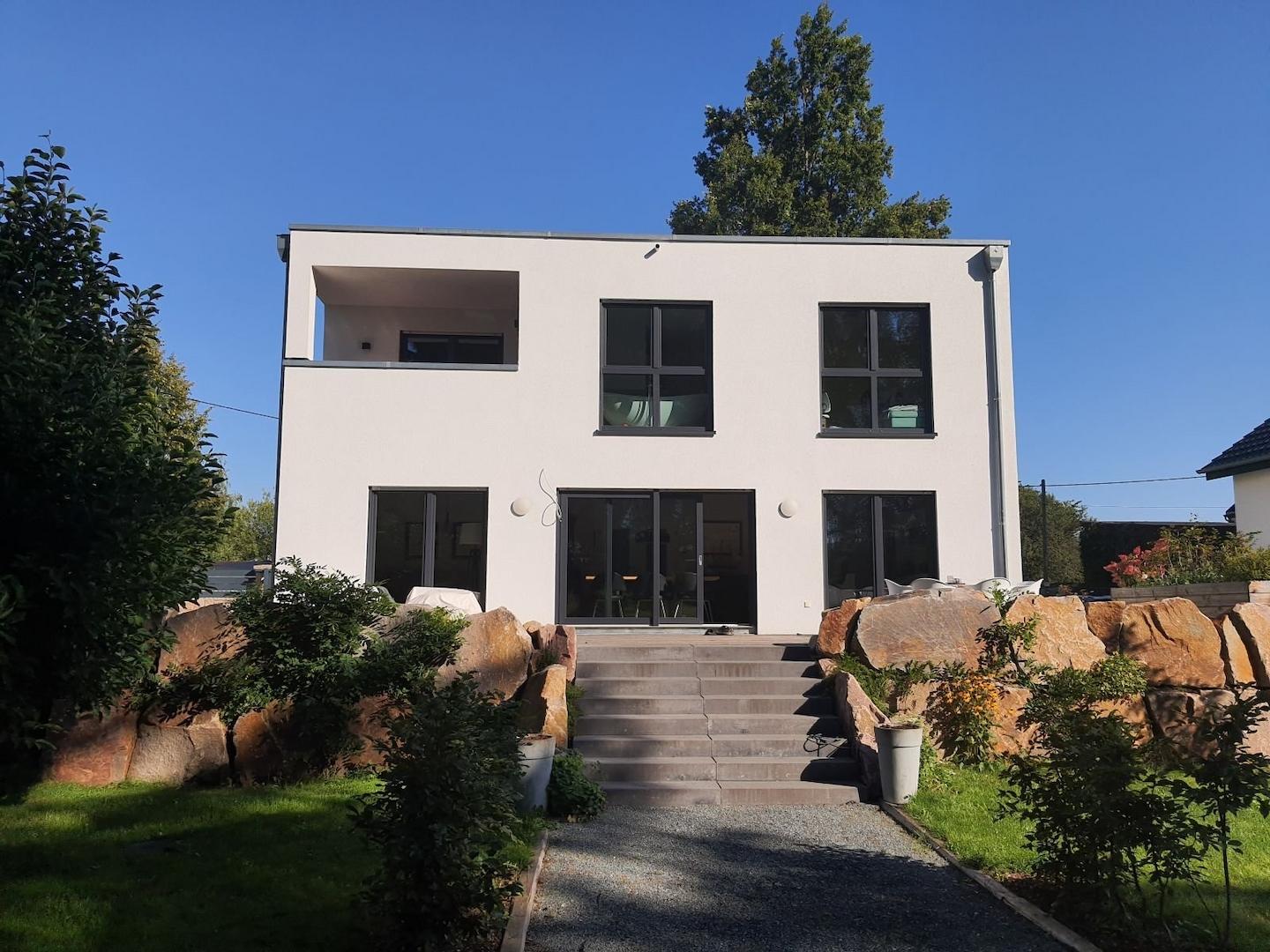 Gestaltungsvorschlag mit Flachdach