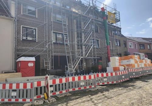 Momentane Arbeiten am Dach