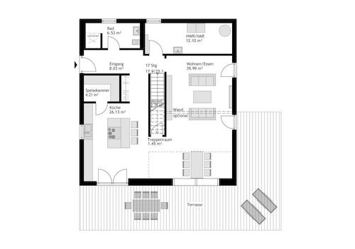Variabler Grundriss