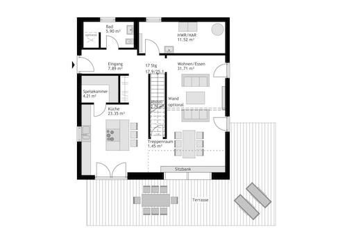 Variabler Grundriss