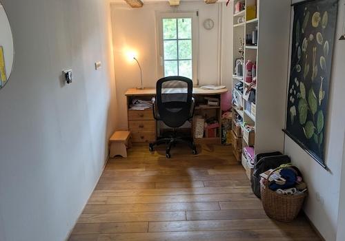 Arbeitsecke im Flur 1. OG
