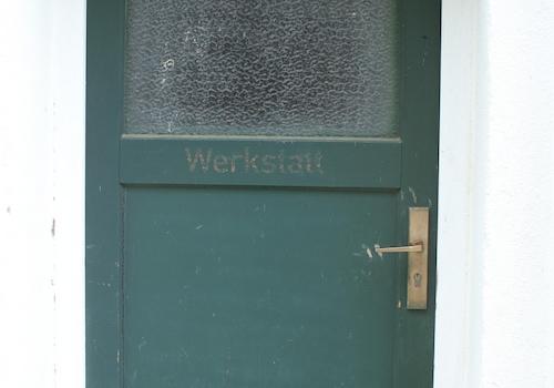 Außentür Werkstatt