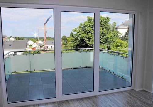 Balkon und Aussicht