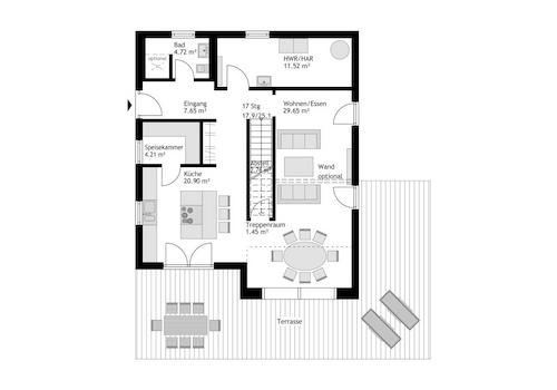 Variabler Grundriss