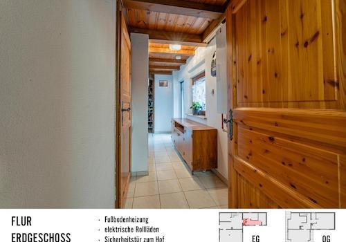Flur zum Hofeingang