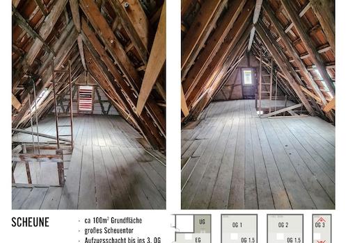 Dritter Stock in der Scheune