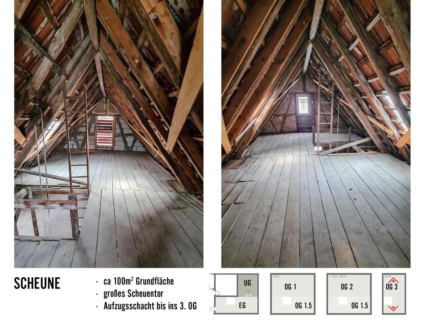 Dritter Stock in der Scheune