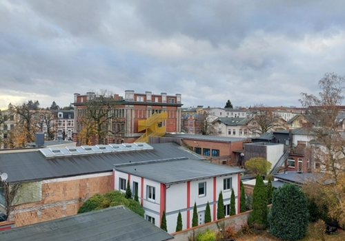 Ausblick vom Balkon