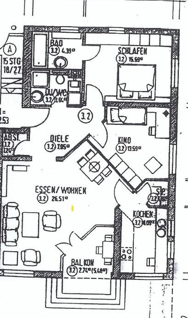 Grundriss Wohnung