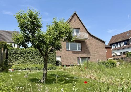 Rückansicht mit Garten