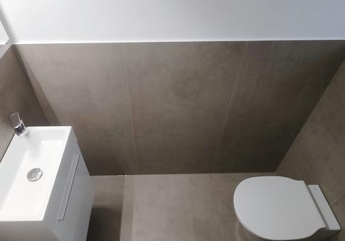 Das WC im Erdgeschoss