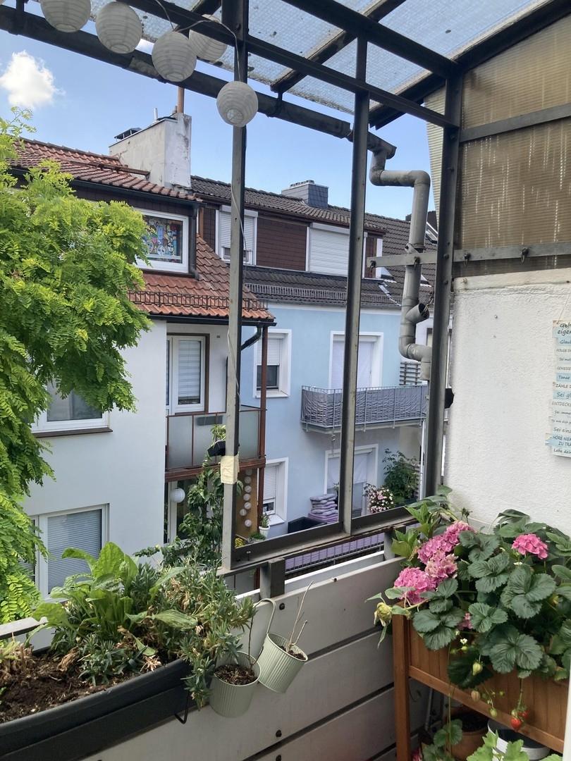 Ausblick Balkon