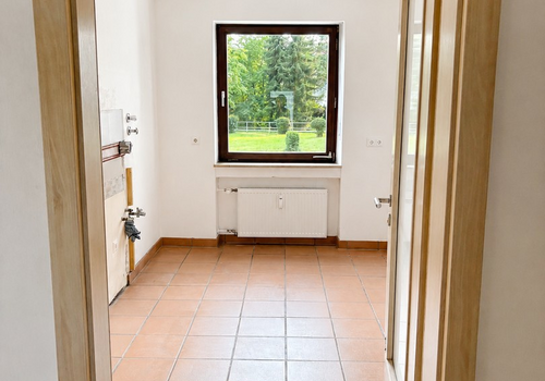 Küche, Blick vom Flur