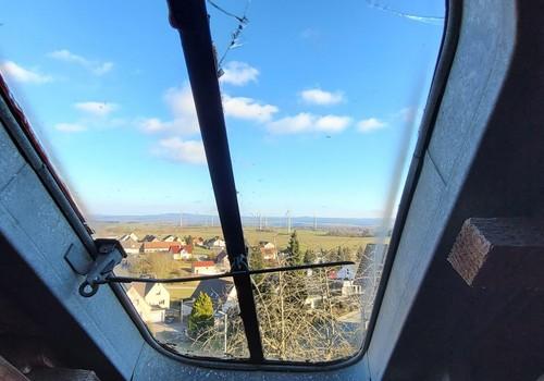 Blick aus Dachboden