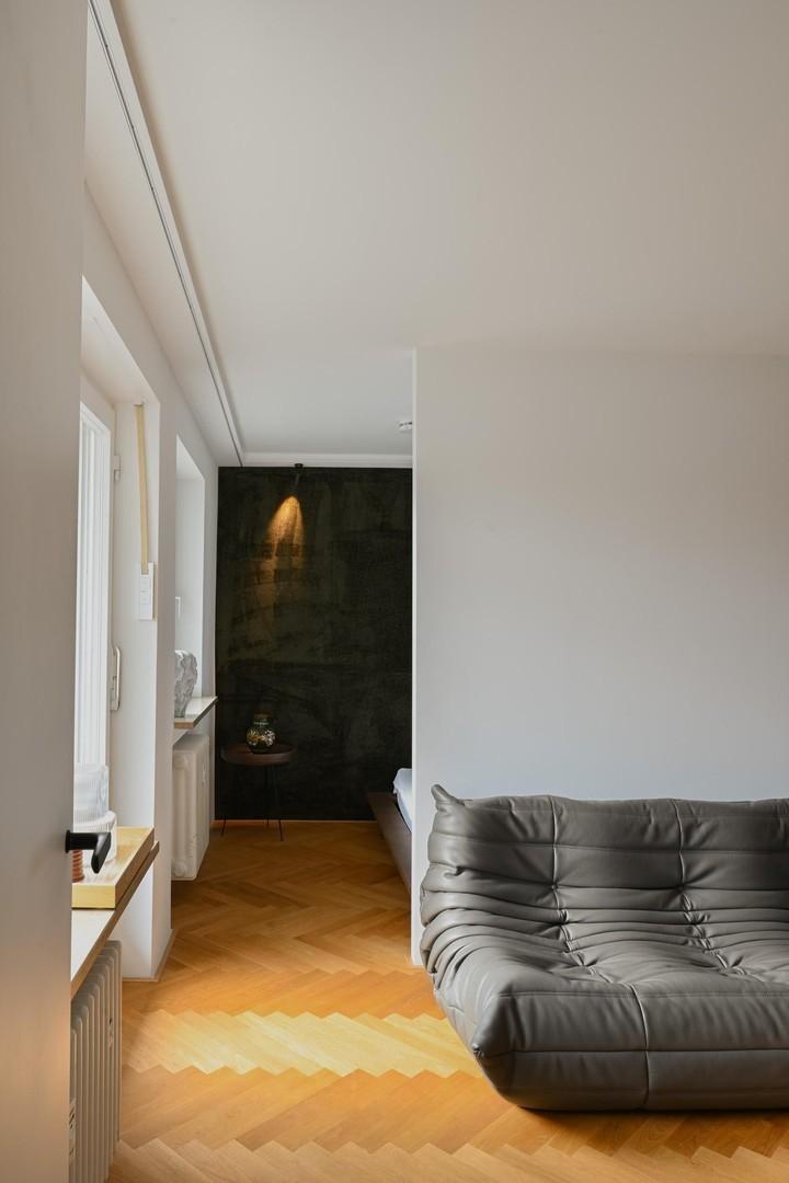 Blick ins Schlafzimmer