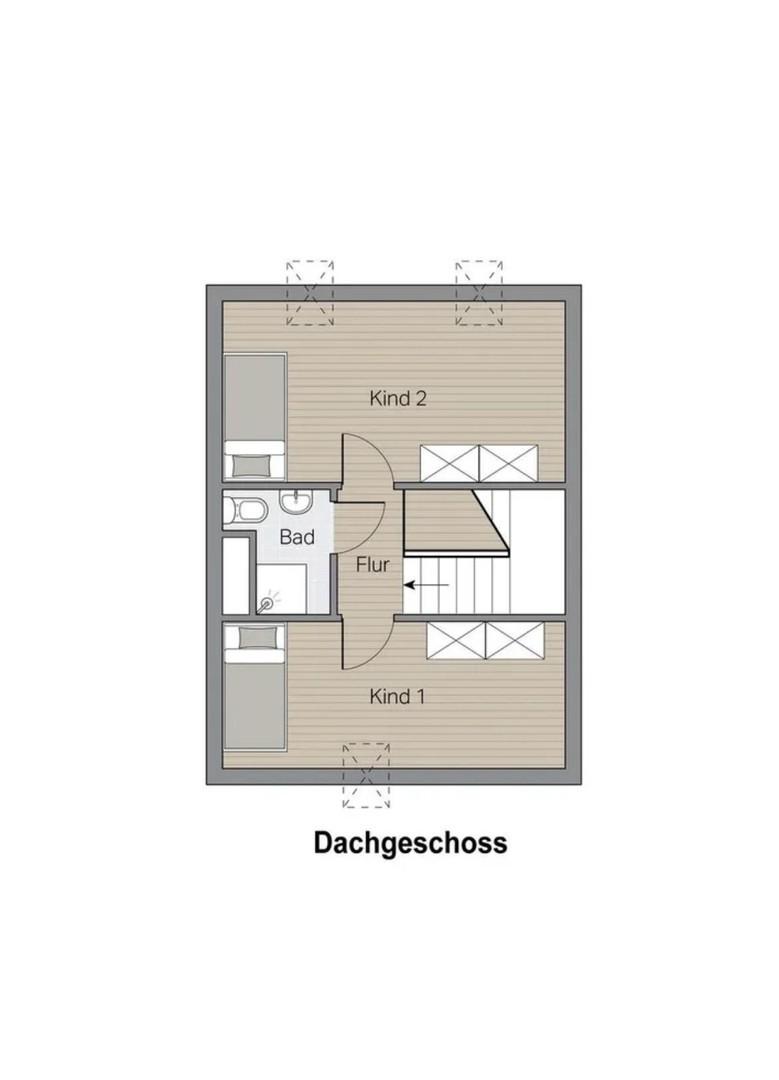 Grundriss 2 Etage Dachgesschos
