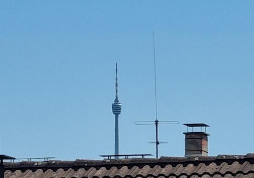 Aussicht Fernsehturm Hofseite