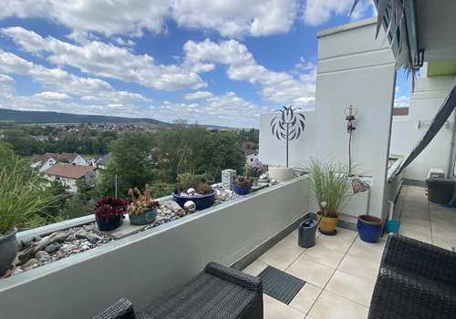 Balkon mit Aussicht