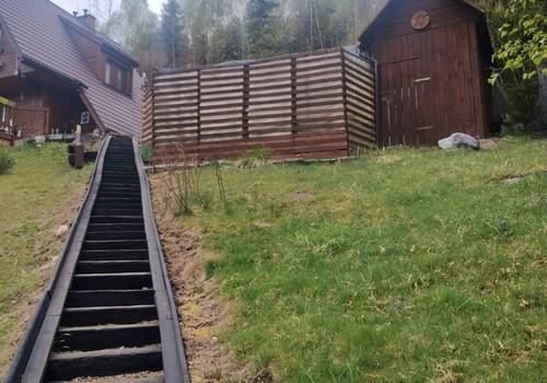Blick von der Treppe aus