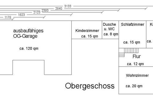 Grundriss Obergeschoss