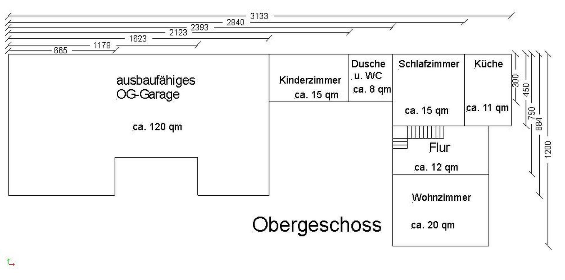 Grundriss Obergeschoss