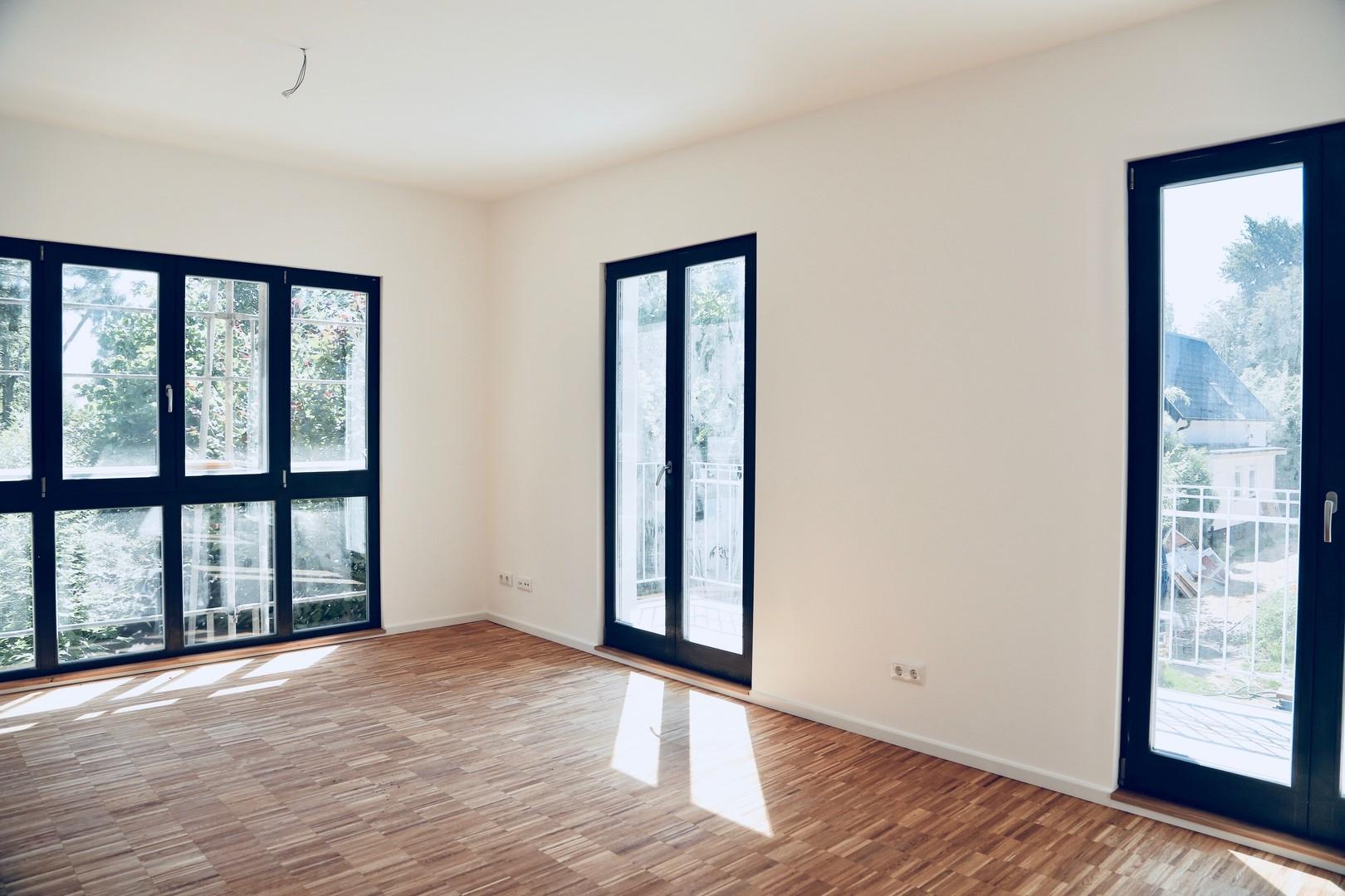 Wohnzimmer Blick Süd West
