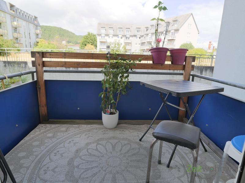 Blick auf den Balkon