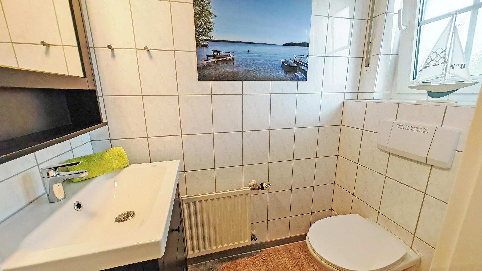 Gäste-WC im Erdgeschoss