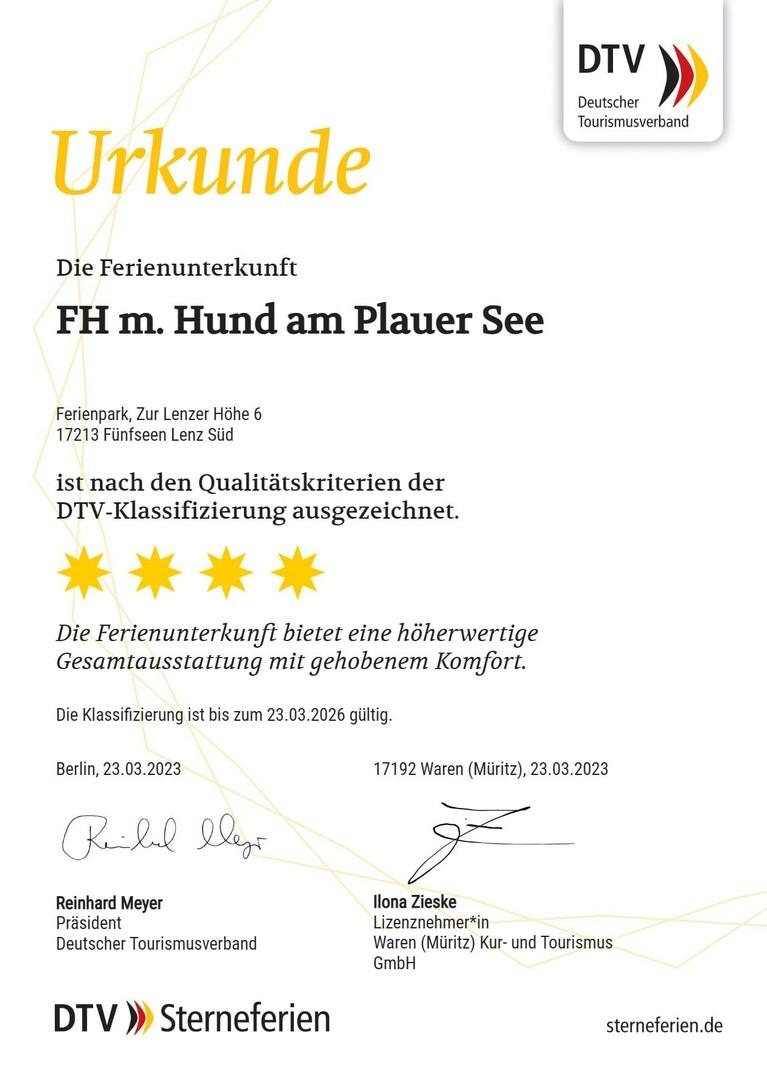 Ausgezeichnet mit 4 ****