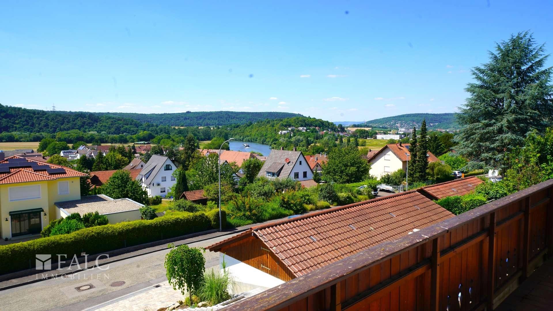 Blick auf die Neckarschleife