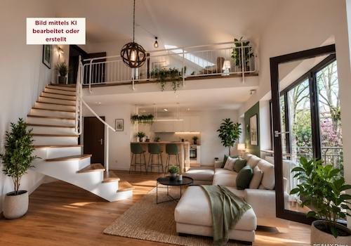 Virtuelles Home Staging. Möblierung und Dekoration sind nicht Bestandteil des Angebots