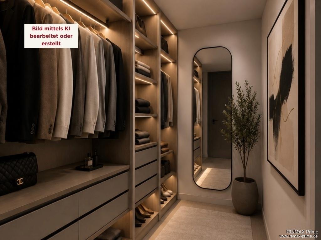 Virtuelles Home Staging. Möblierung und Dekoration sind nicht Bestandteil des Angebots