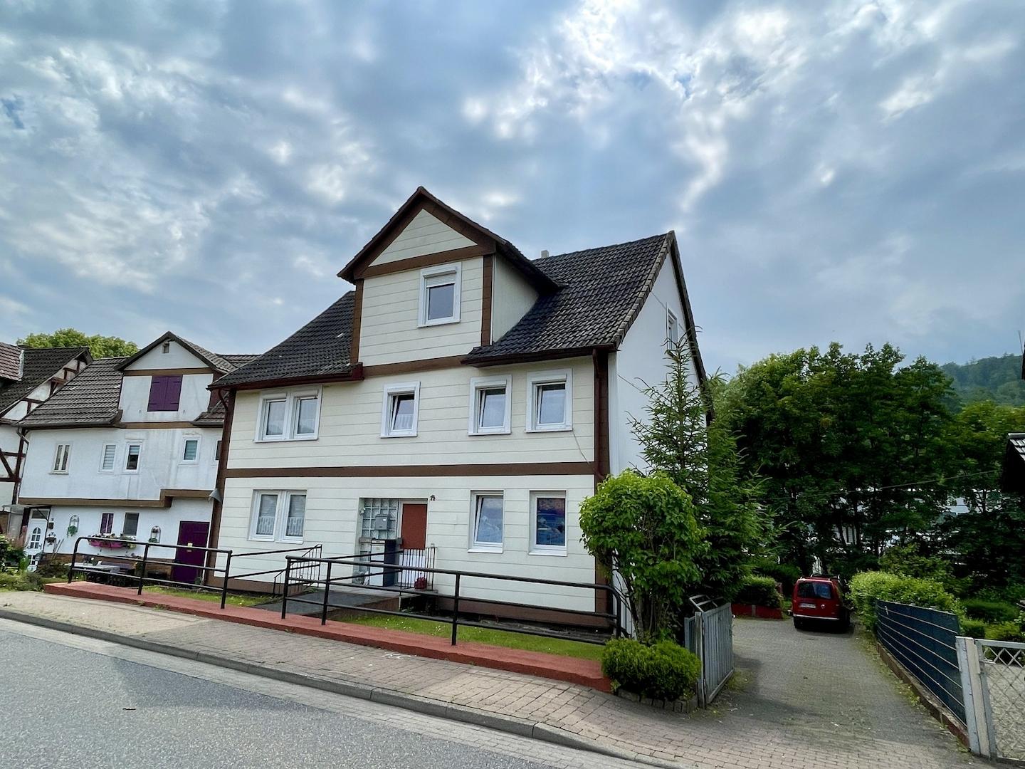 Blick von gegenüber