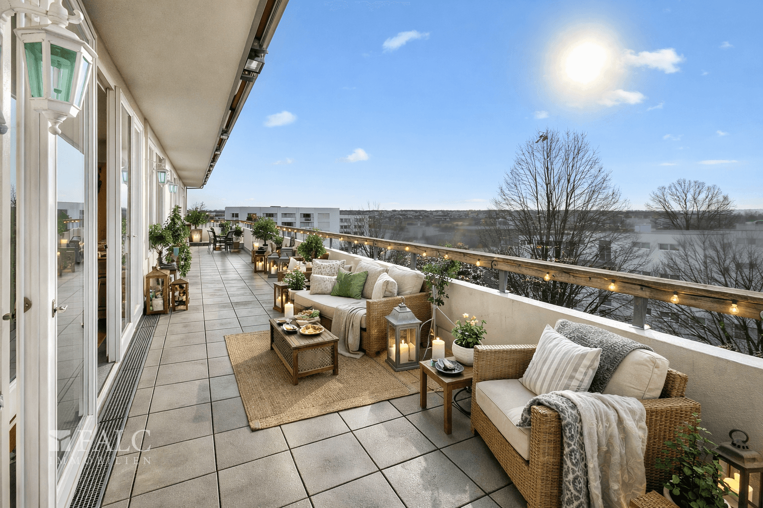 Einrichtungsbeispiel Balkon