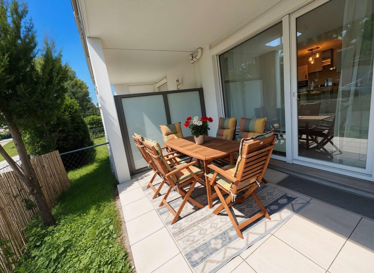 Schöne Terrasse