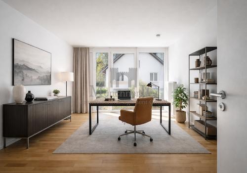 Arbeitszimmer Visualisierung