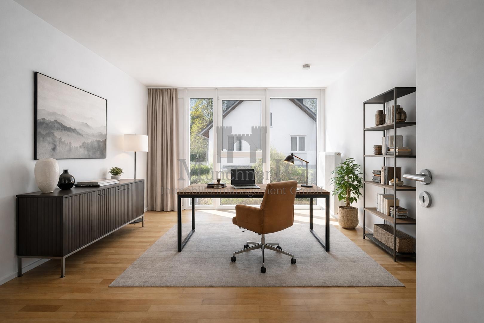 Arbeitszimmer Visualisierung