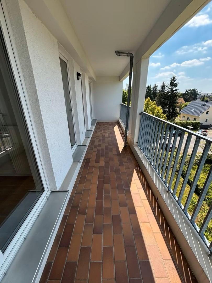 Ausblick Balkon Loggia Osten