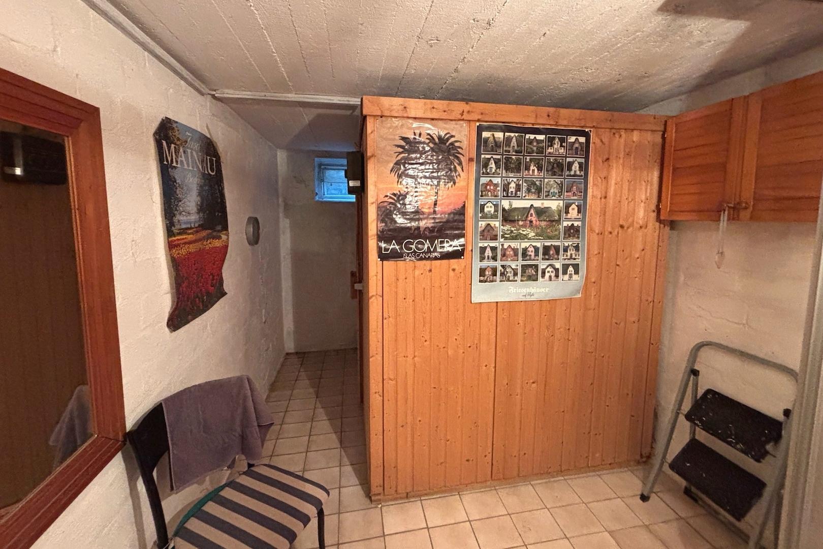 Sauna im Keller