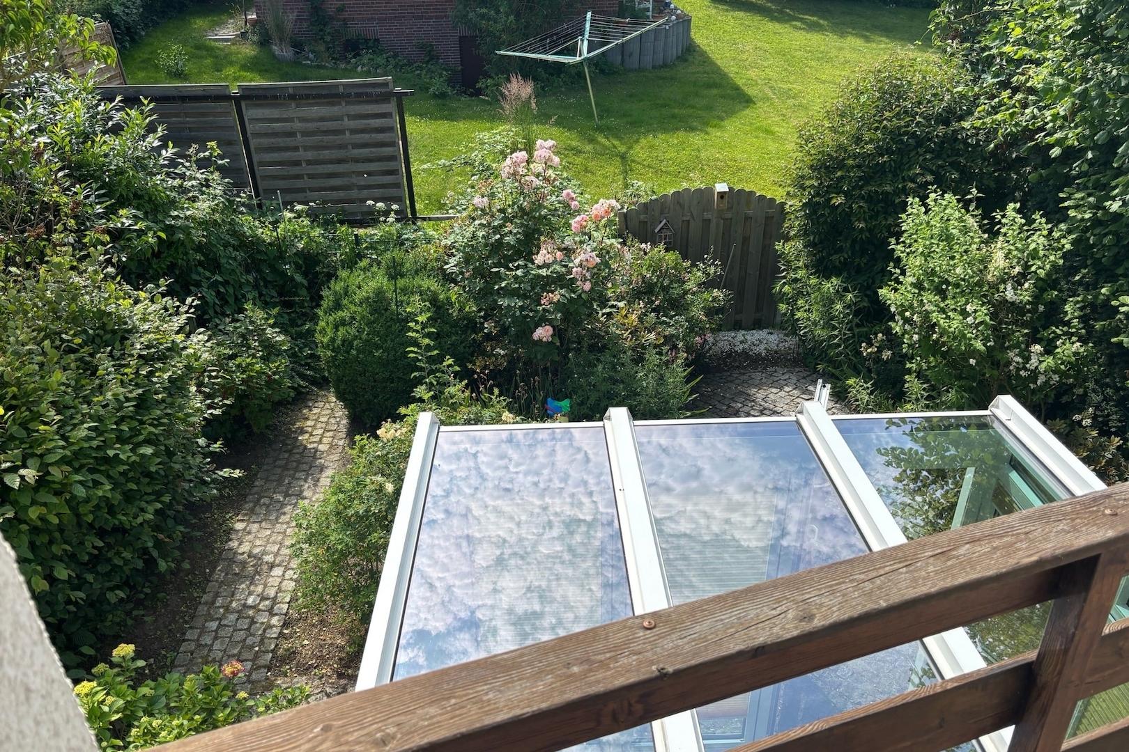 Aussicht vom Balkon
