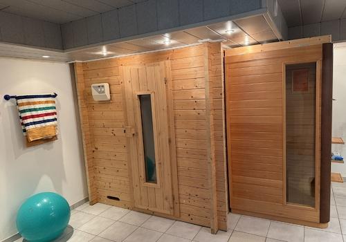 Wellnessbereich im Keller