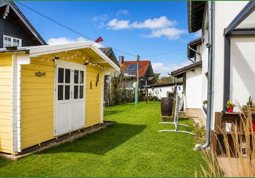 Garten Westseite