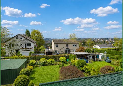 Ausblick vom Obergeschoss