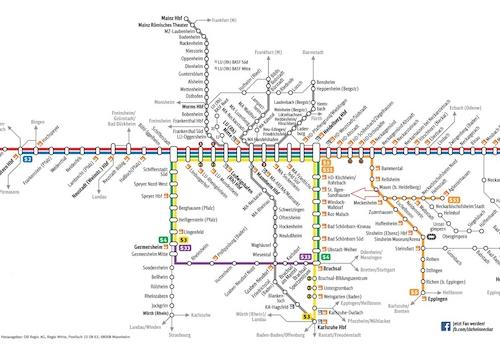 S-Bahn-Plan DB mit SA