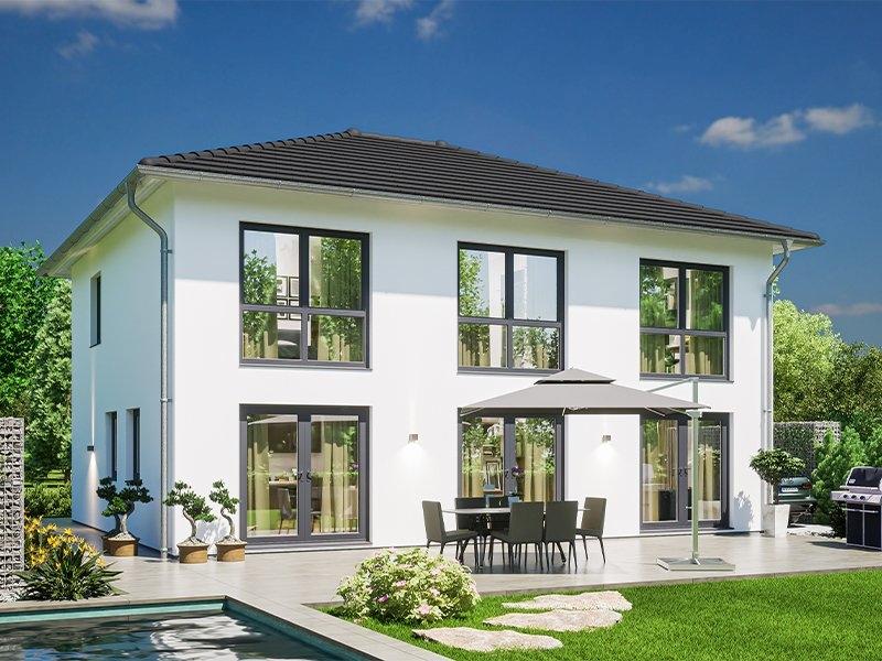 Aktionshaus Gartenansicht